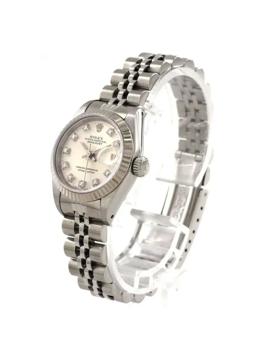 Rolex Datejust Stainless Steel White Gold Automatic